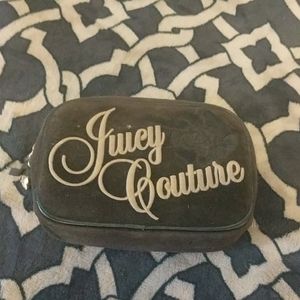 Juicy couture black makeup bag